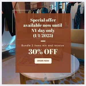 Sale! 30% off bundle 2 items or more!